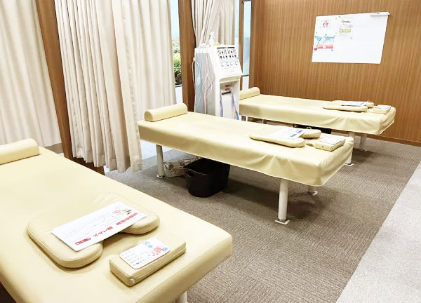なぎさ鍼灸整骨院の内観画像(千葉市の整骨院コラムのおすすめ画像)