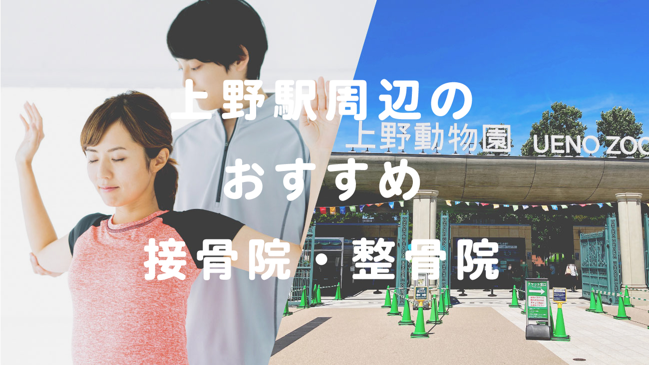 上野駅周辺で口コミが評判のおすすめ接骨院・整骨院のコラムのメインビジュアル